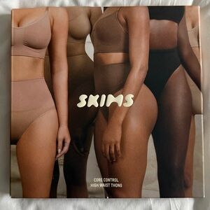 SKIMS Core Control High Waist Thong in Jasper